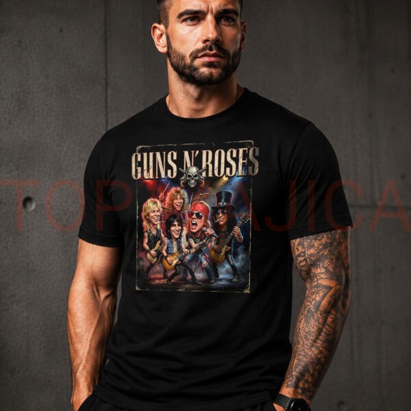 Guns N Roses art top majica crna sve velicine