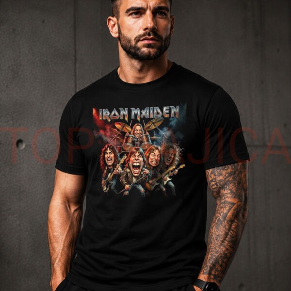 Iron Maiden top art majica crna