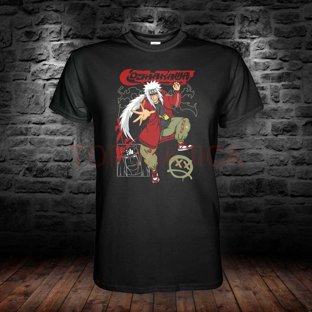 Jiraiya Naruto Anime crna majica Jiraiya Naruto – Hypebeast Jiraiya Naruto Anime crna majica