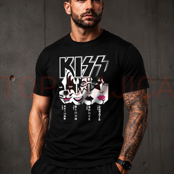 KISS box art majica crna