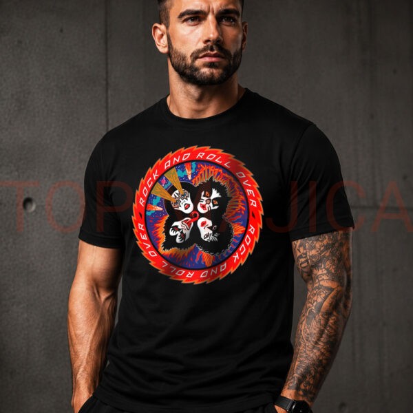KISS rock and roll majica