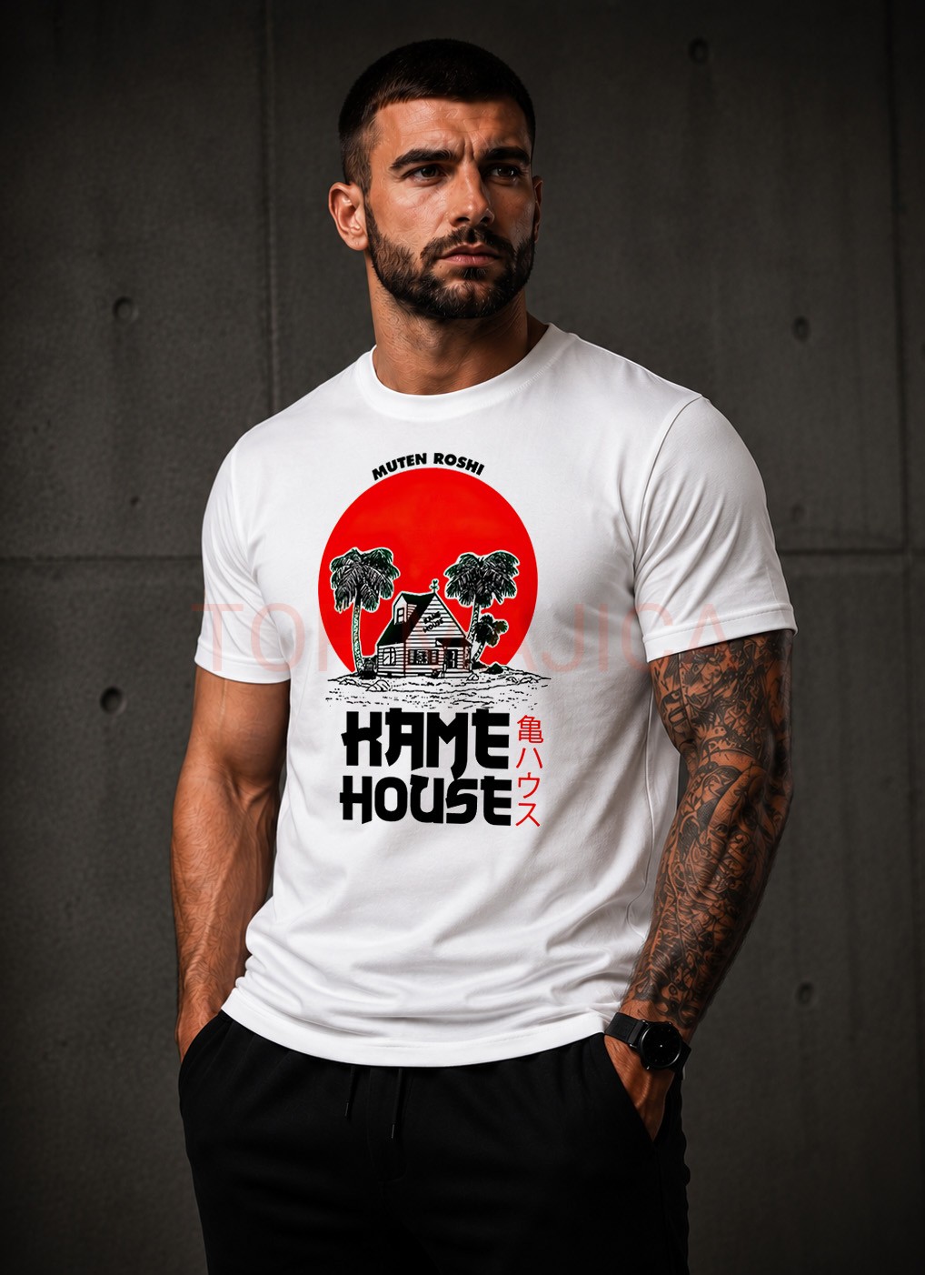 Kame house majica bela Kame House majica bela Kame house majica bela
