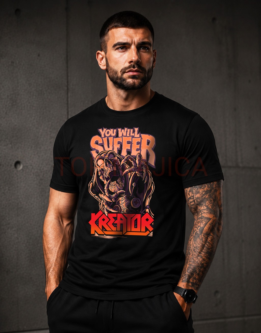 Kreator you will suffer majica crna Kreator you will suffer majica crna Kreator you will suffer majica crna