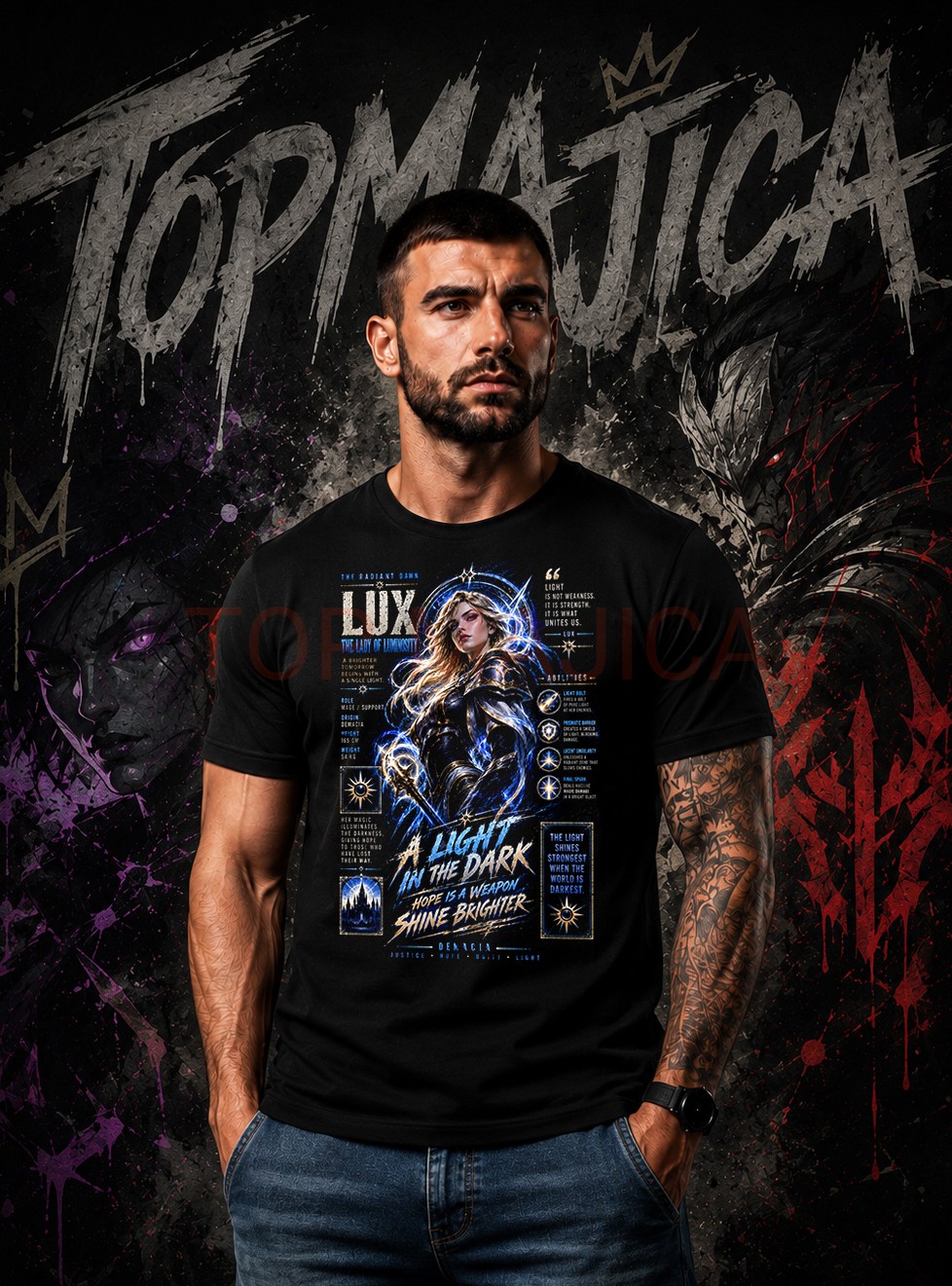 Lux LoL majica Lux League of Legends - Majica Lux LoL majica