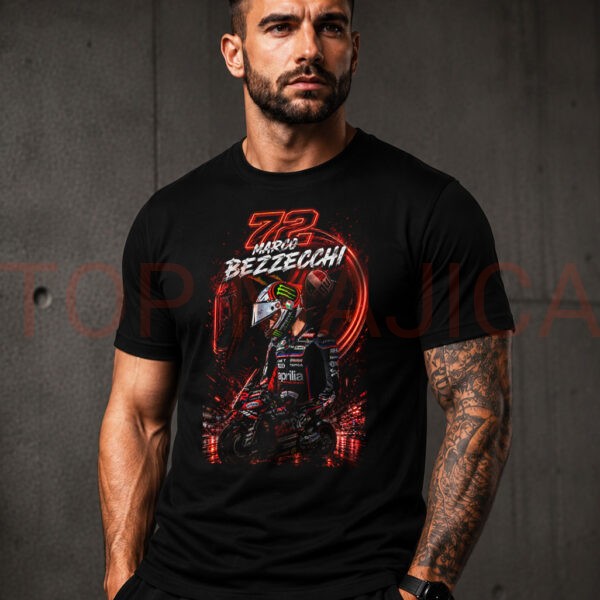 Marco Bezzecchi Moto GP majica crna