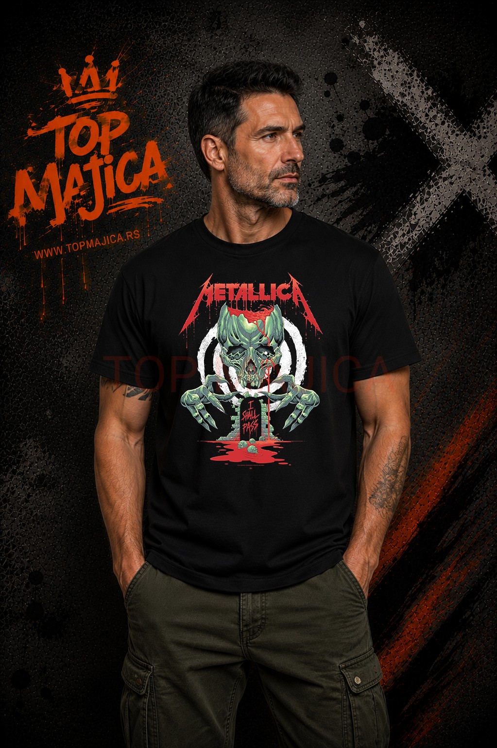 Metallica I shall pass - Majica crna Metallica I shall pass majica