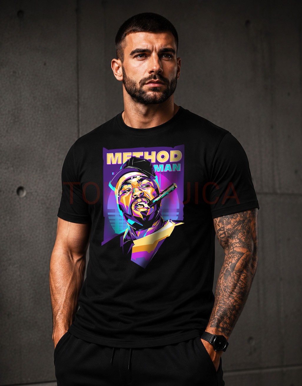 Method Man majica crna Method Man majica crna Method Man majica crna