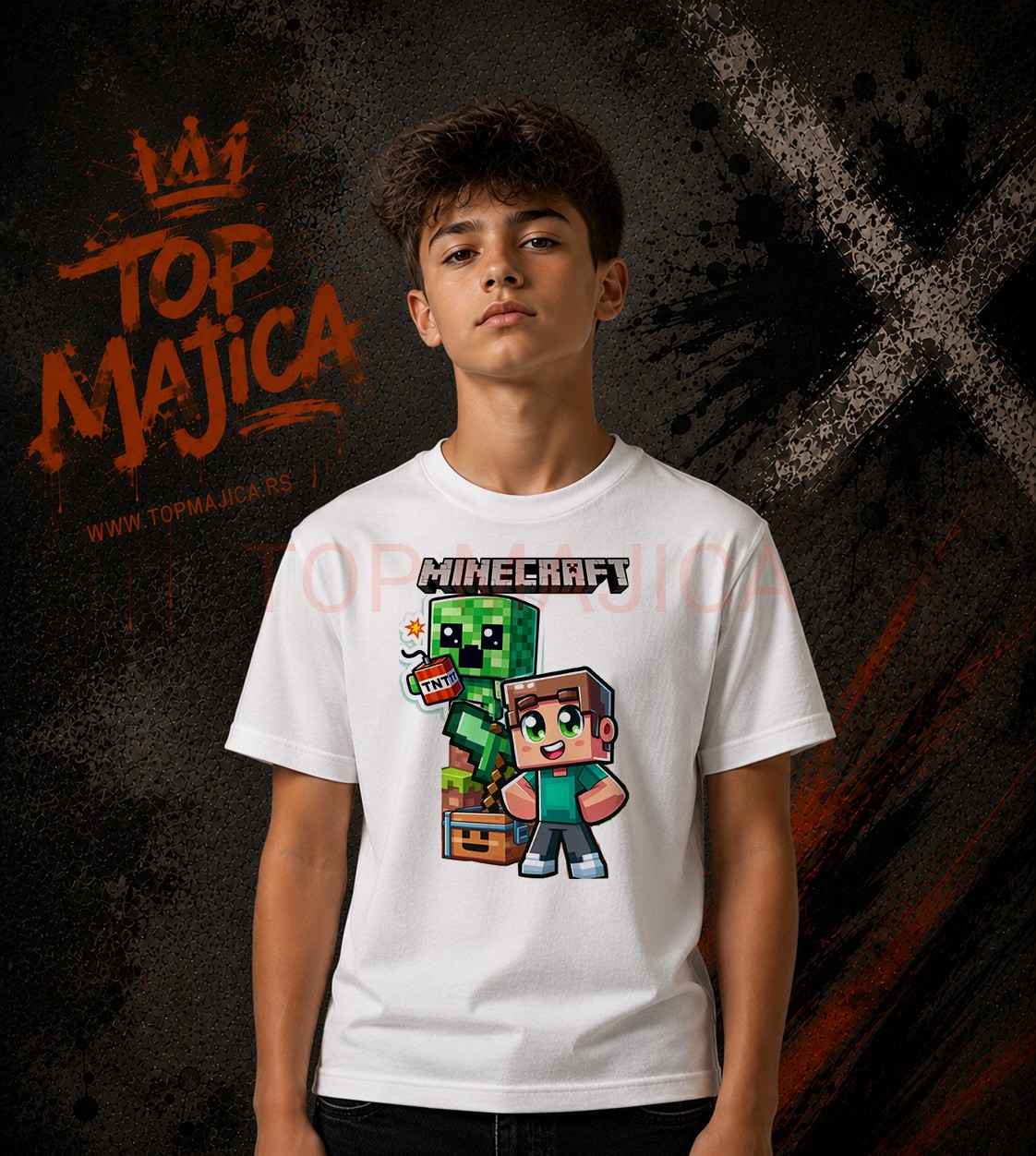 Minecraft TNT majica Minecraft TNT majica Minecraft TNT majica