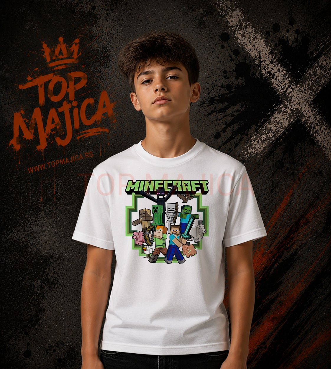 Minecraft top majica Minecraft top majica