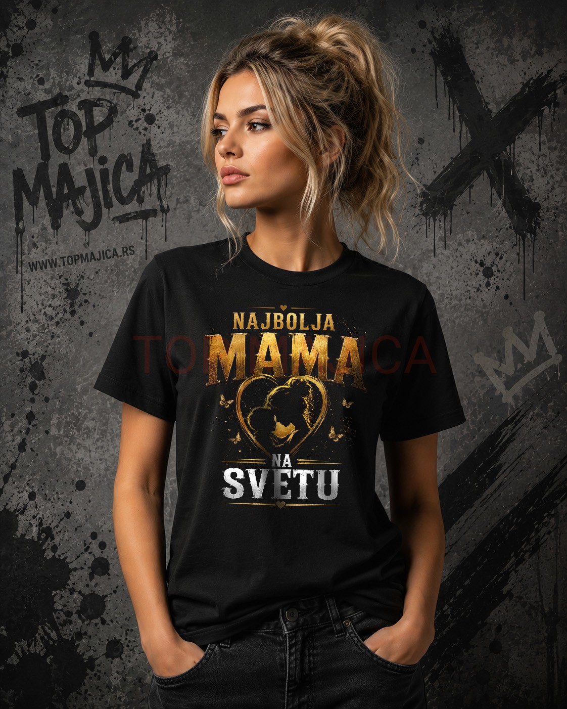 Najbolja mama na svetu - Majica Najbolja mama na svetu majica