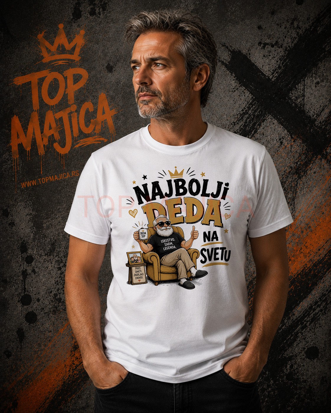 Najbolji deda na svetu - Majica Najbolji deda na svetu majica