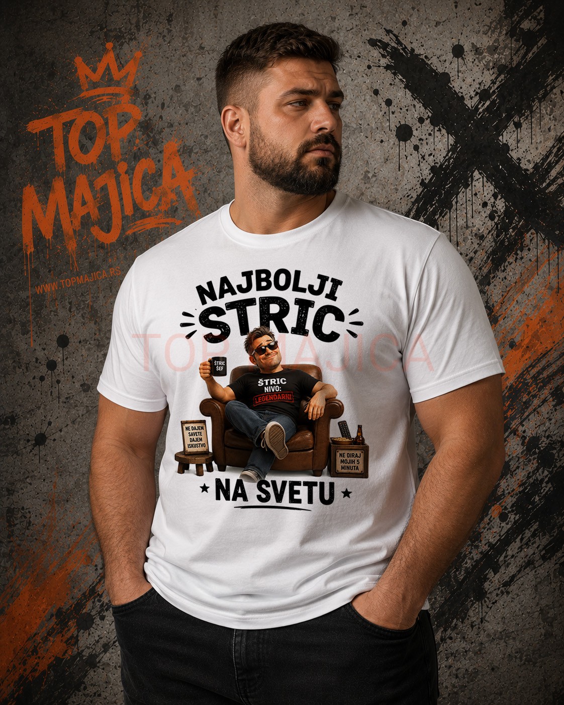 Najbolji stric na svetu - Majica Najbolji stric na svetu majica