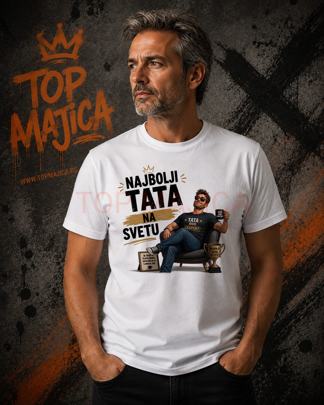 Najbolji tata na svetu - Majica Najbolji tata na svetu majica