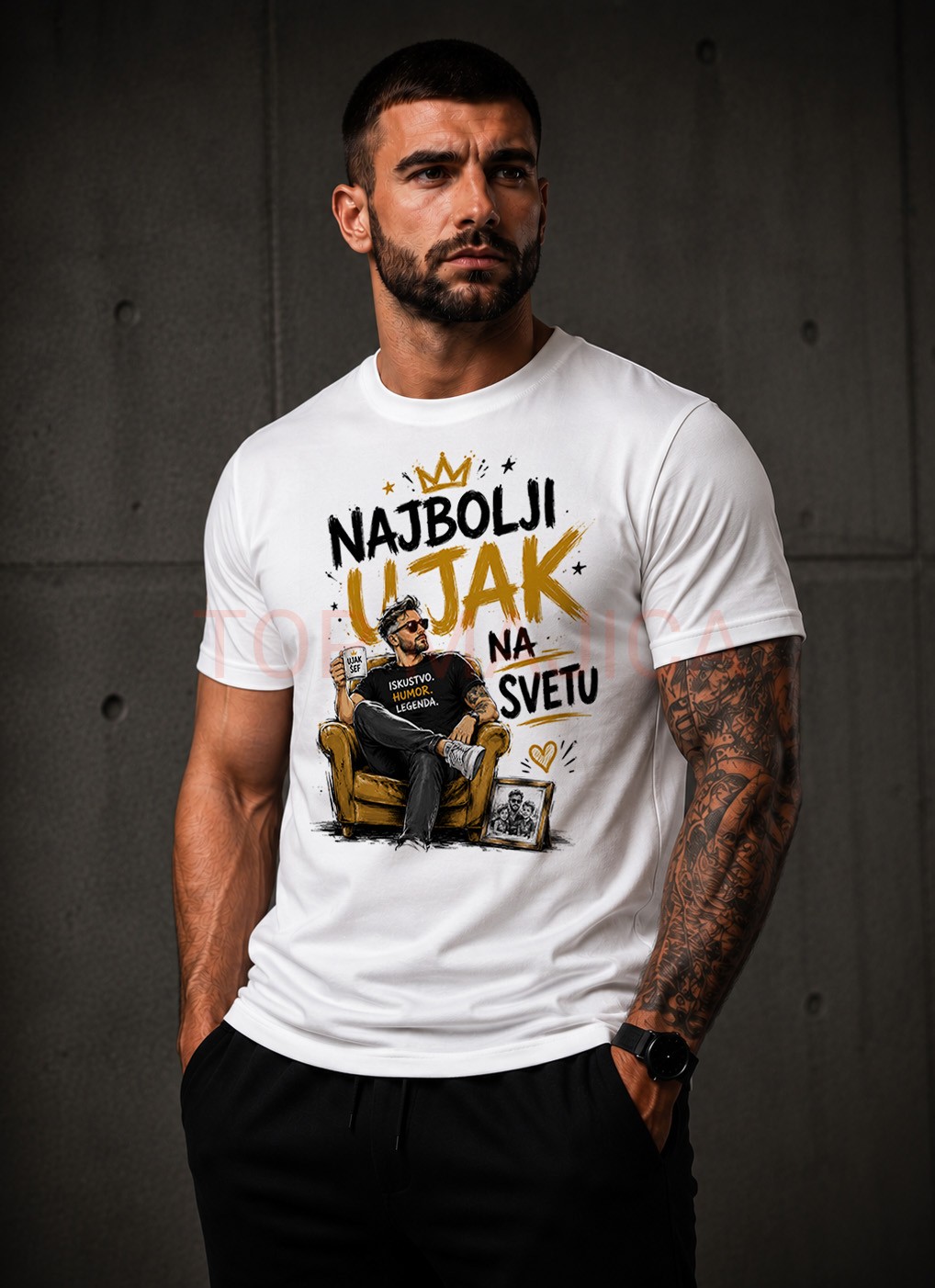 Najbolji ujak na svetu majica Najbolji ujak na svetu - Majica Najbolji ujak na svetu majica