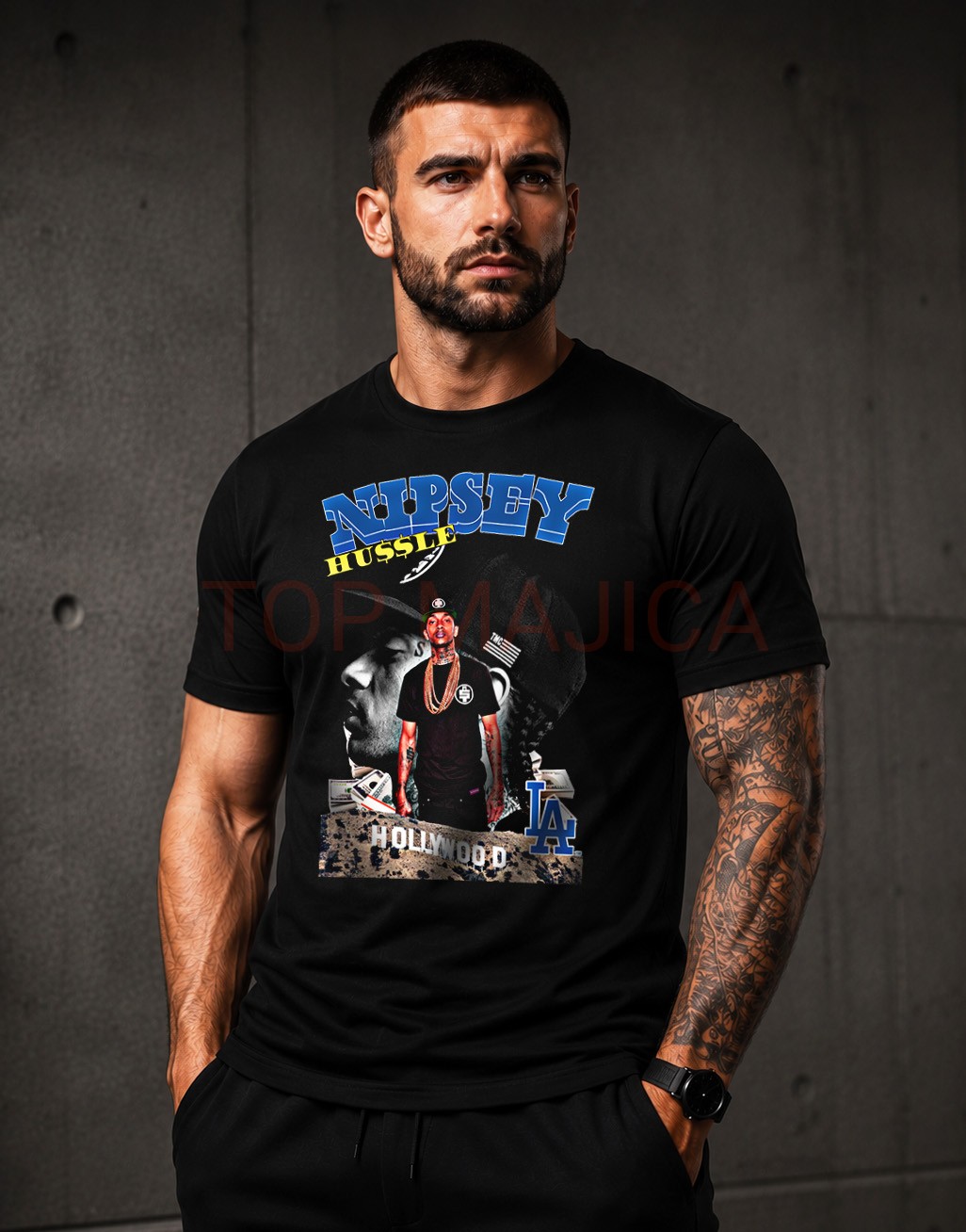 Nipsey Hussle majica crna Nipsey Hussle majica crna Nipsey Hussle majica crna