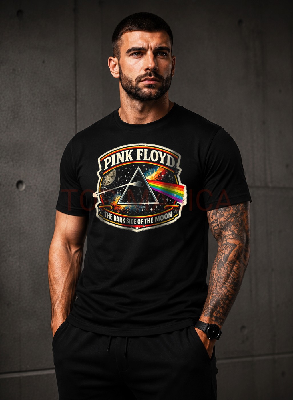 Pink FLoyd the dark side of the moon retro majica Pink Floyd the dark side of the moon retro majica