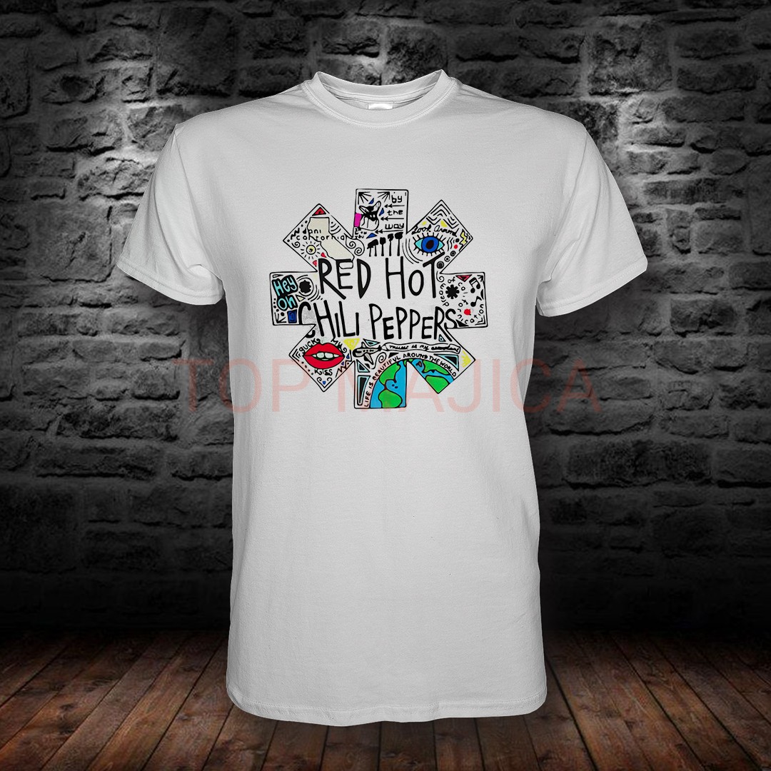 Red hot chili peppers - RHCP majica bela RHCP TOP MAJICA