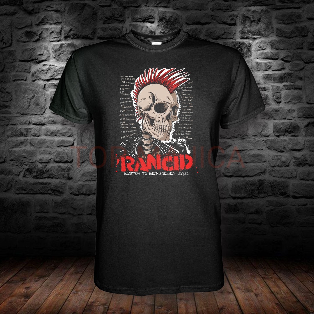 Rancid boston crna Rancid Boston majica Rancid boston crna