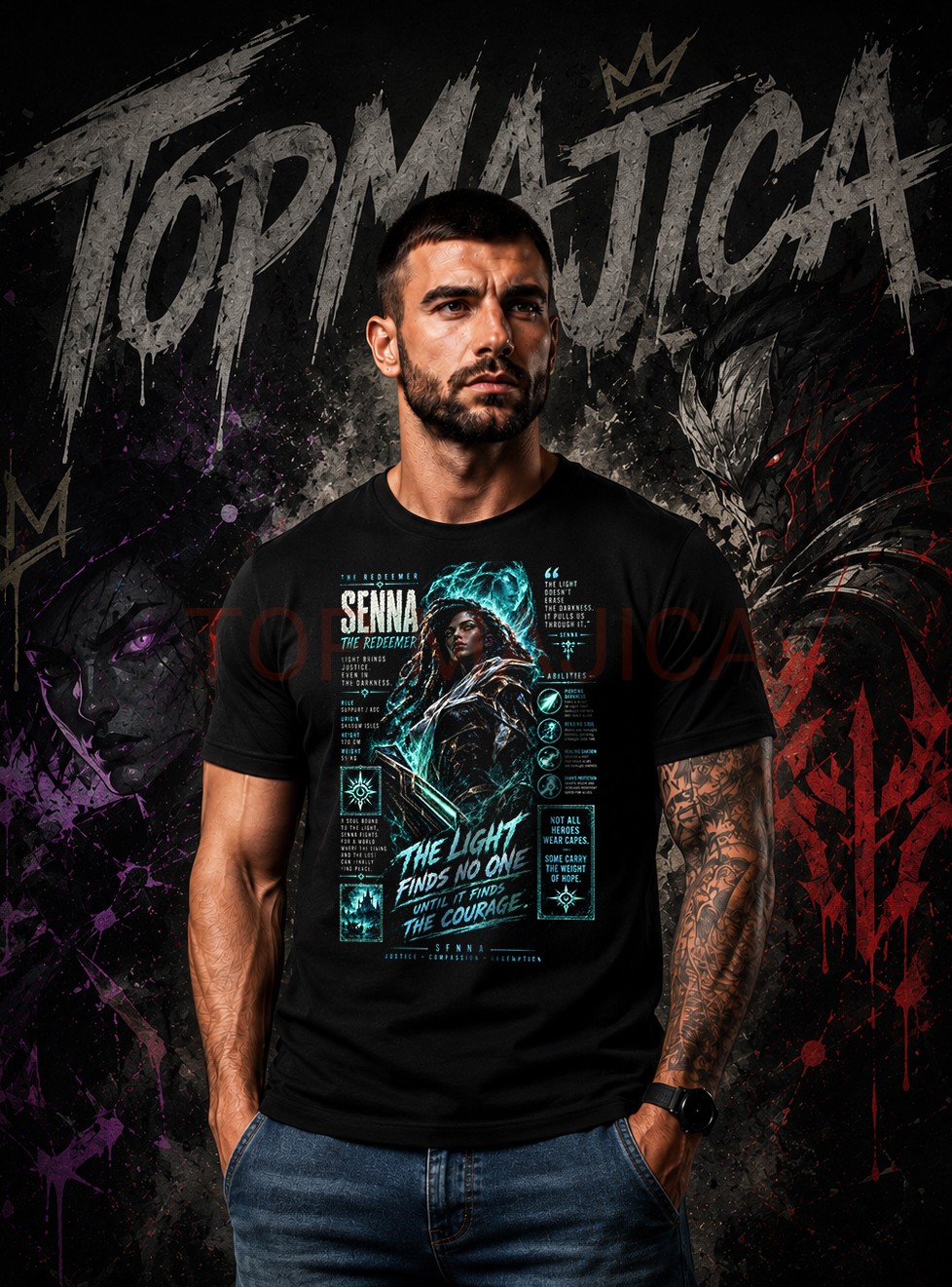 Senna LoL majica Senna League of Legends - Majica Senna LoL majica