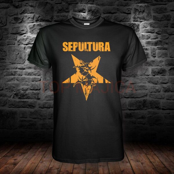 Sepultura top majica crna