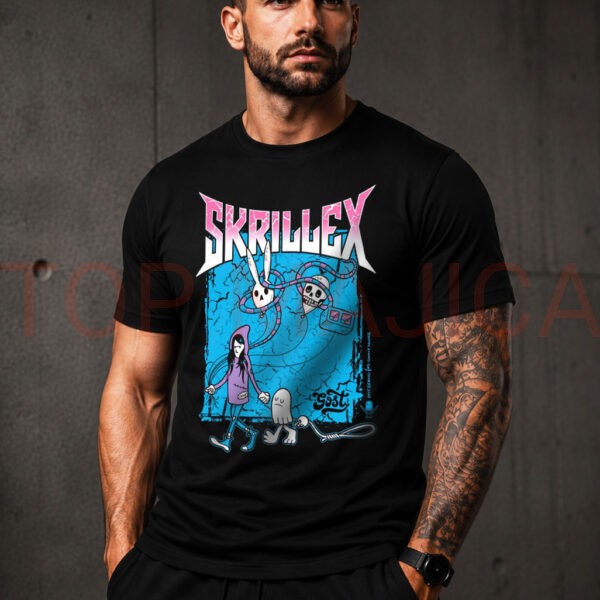 Skrillex majica crna