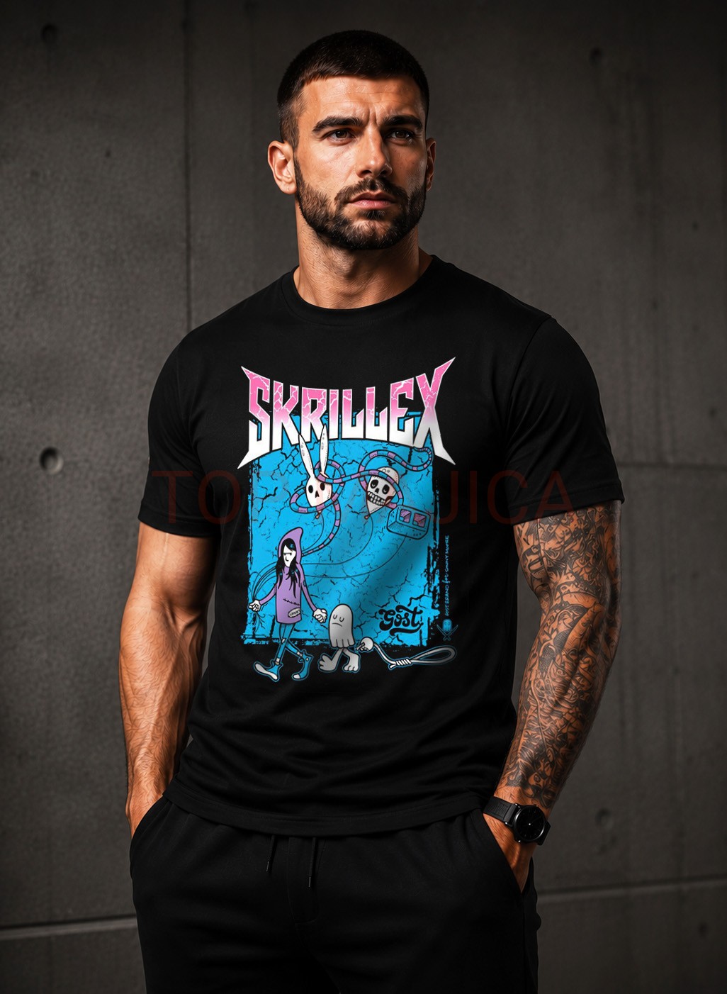 Skrillex majica crna Skrillex majica crna Skrillex majica crna