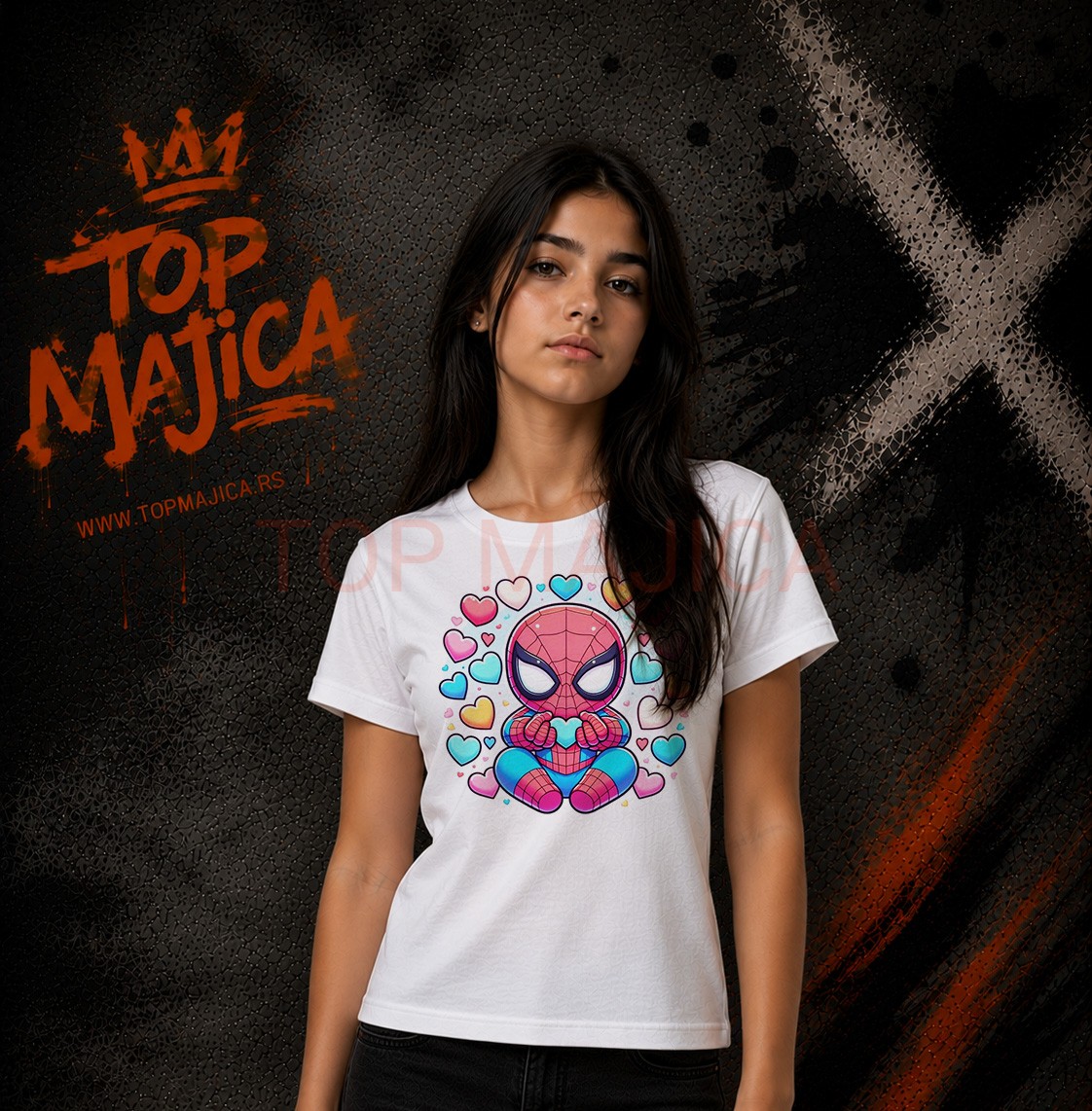 Spiderman mini girl majica Spiderman mini girl majica Spiderman mini girl majica