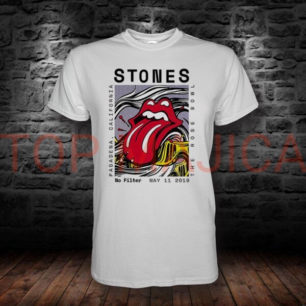 Rolling Stones California - Majica bela