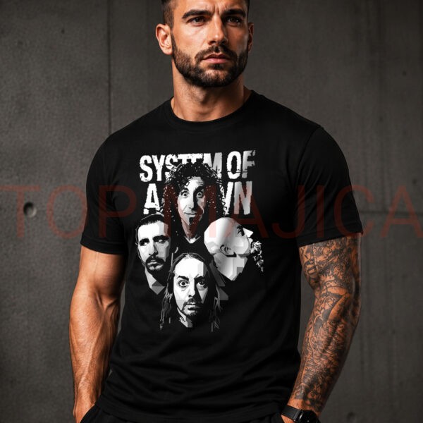 System of Down top majica crna