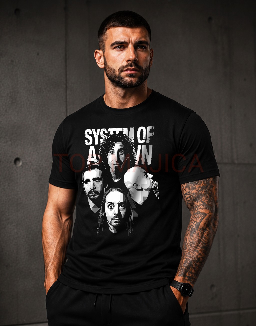 System of Down top majica crna System of Down top majica crna