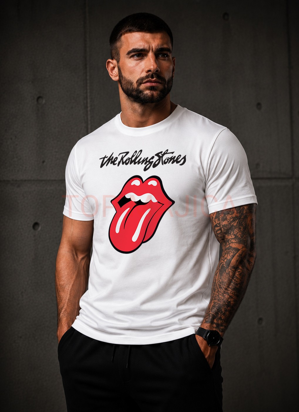 The Rolling Stones classic logo majica The Rolling Stones classic The Rolling Stones classic logo majica