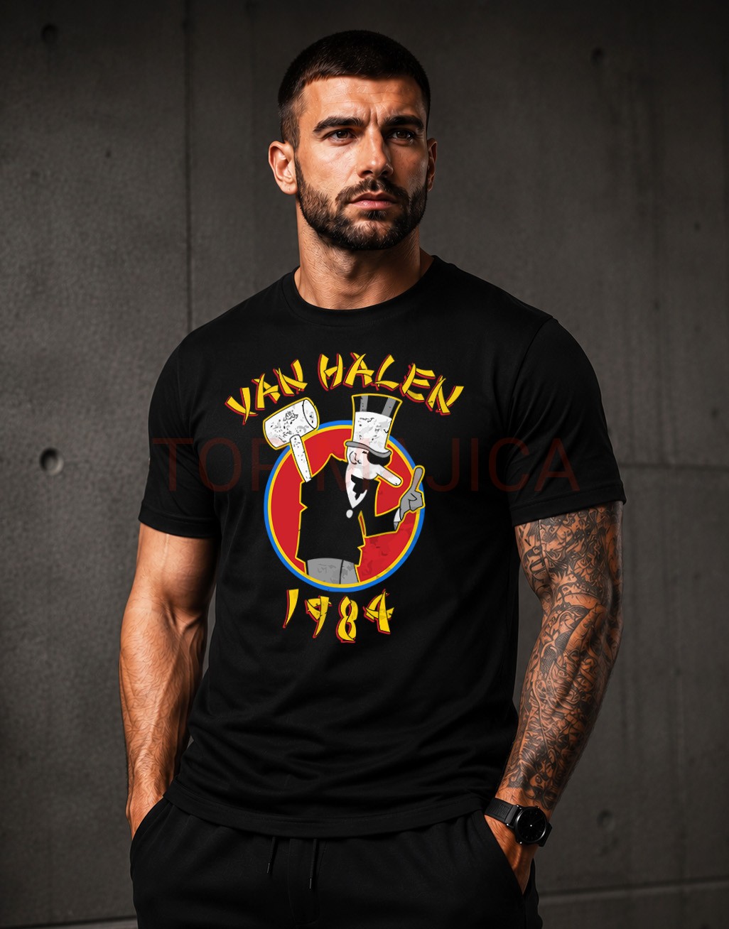 Van Halen 1984 majica crna Van Halen 1984 majica crna Van Halen 1984 majica crna