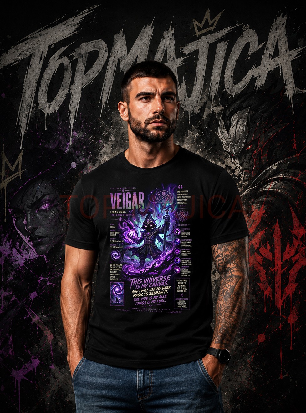 Veigar LoL majica Veigar League of Legends - Majica Veigar LoL majica