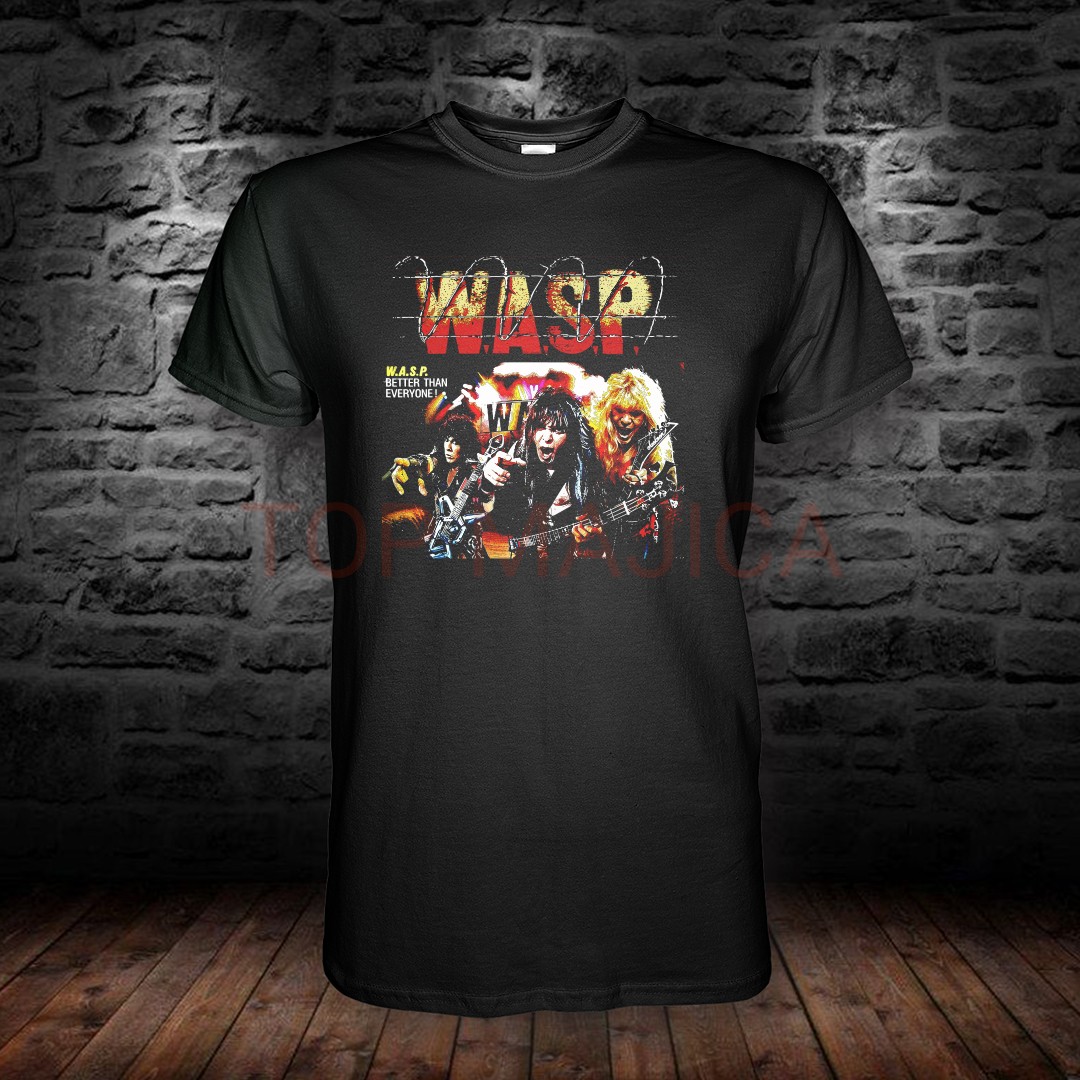 WASP majica crna WASP majica
