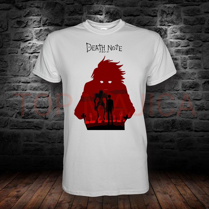 Lawliet Death Note – Crvena silueta i groblje Shinigamija death note red edt