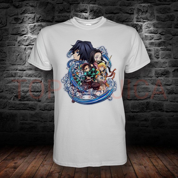 demon slayer bela Demon Slayer Lovci – Vodeni kovitlac i portret družine demon slayer bela