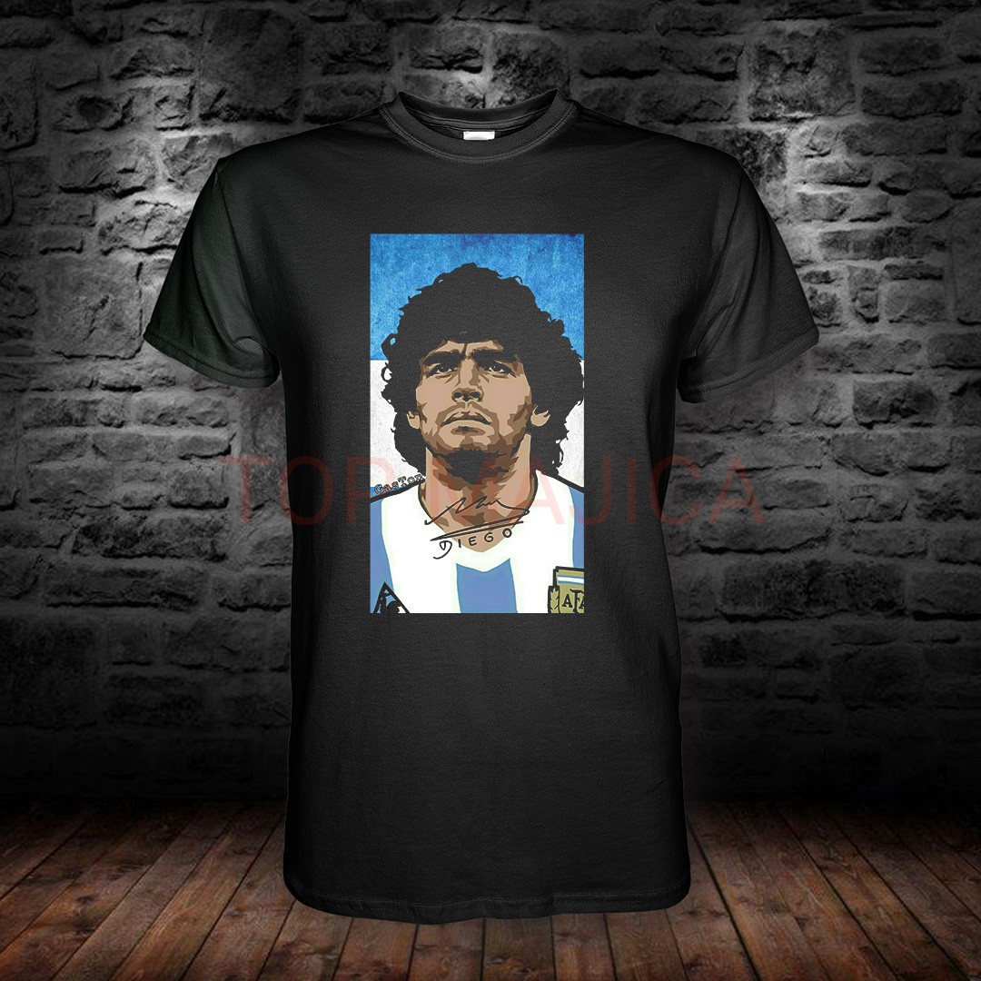 Diego Armando Maradona crna majica diego maradona top crna