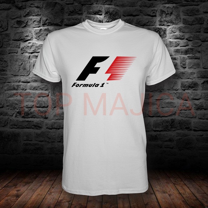 f1 formula 1 bela majica F1 logo - Majica bela f1 formula 1 bela majica