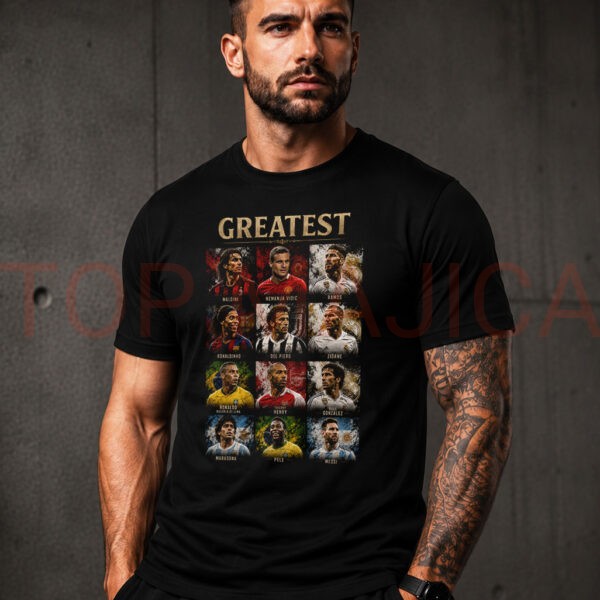 Football Greatest - Majica crna