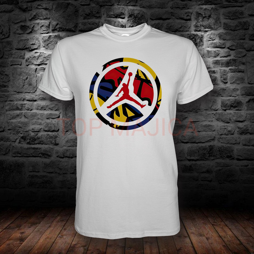 jordan color art Jordan color art majica bela jordan color art