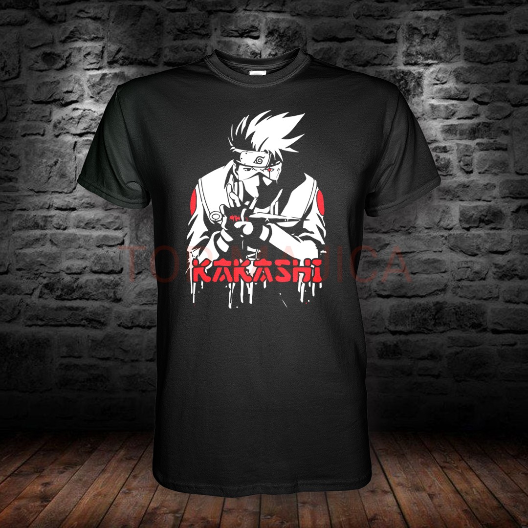 Kakashi Hatake Naruto top crna majica kakashu hatake top crna majica