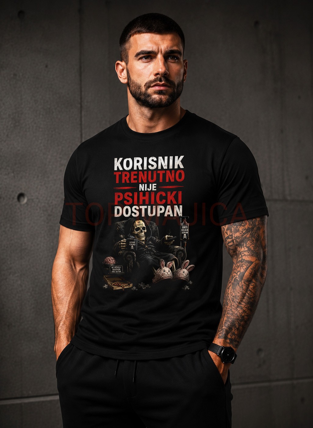 korisnik nije trenutno psihicki dostupan majica Korisnik nije trenutno psihicki dostupan - Majica korisnik nije trenutno psihicki dostupan majica