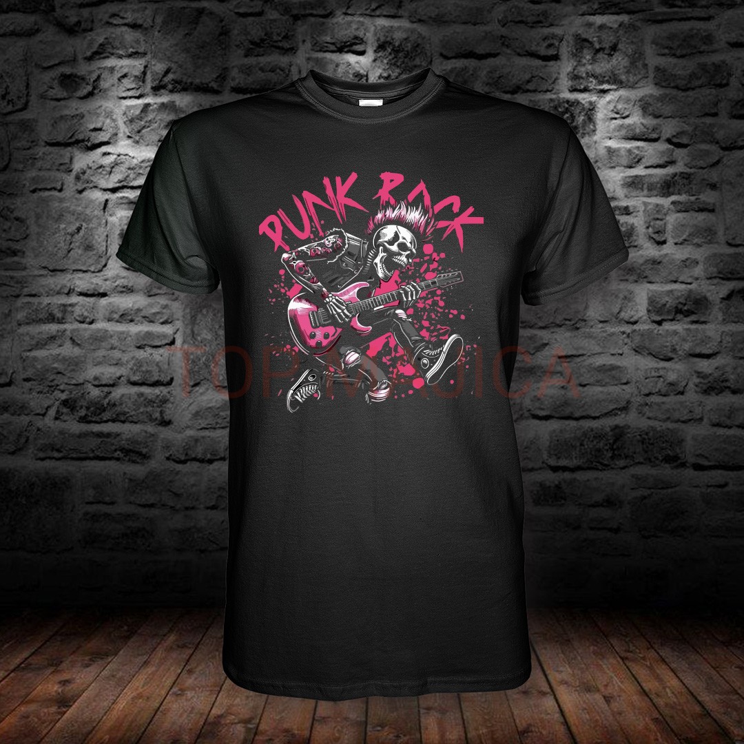 Punk Rock majica crna punk rock crna majica