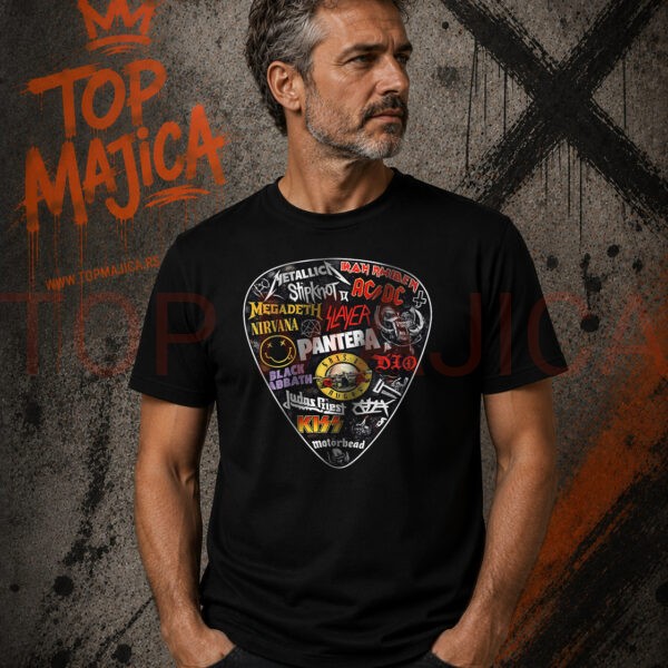 Rock and Metal - Majica sa motivom trzalice