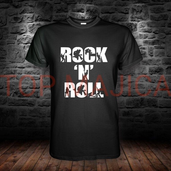 Rock N Roll majica crna