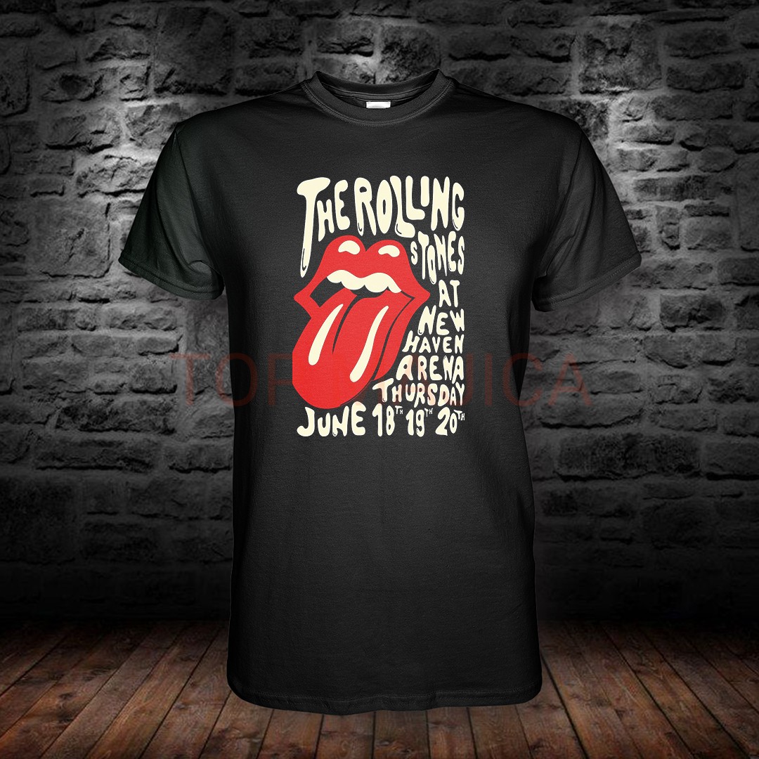 rolling stones new haven arena Rolling Stones new haven arena - Majica crna rolling stones new haven arena