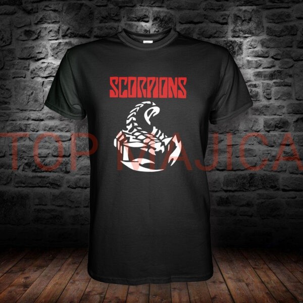 Scorpions majica crna