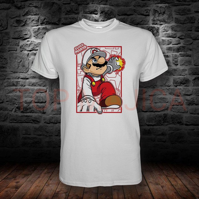 super mario fire ball Super Mario fire ball majica super mario fire ball