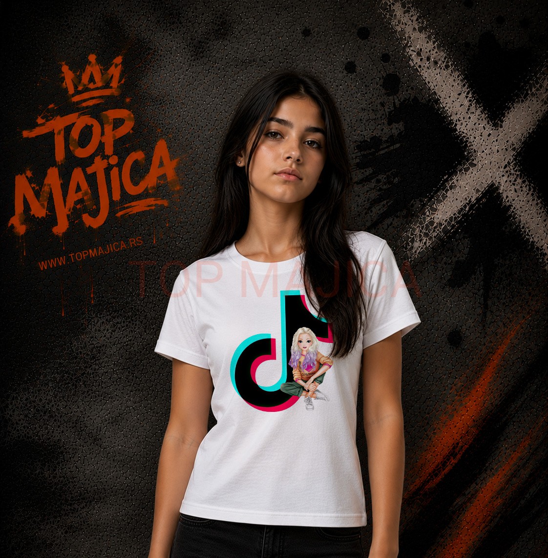 Tik Tok lady majica tik tok girl majica