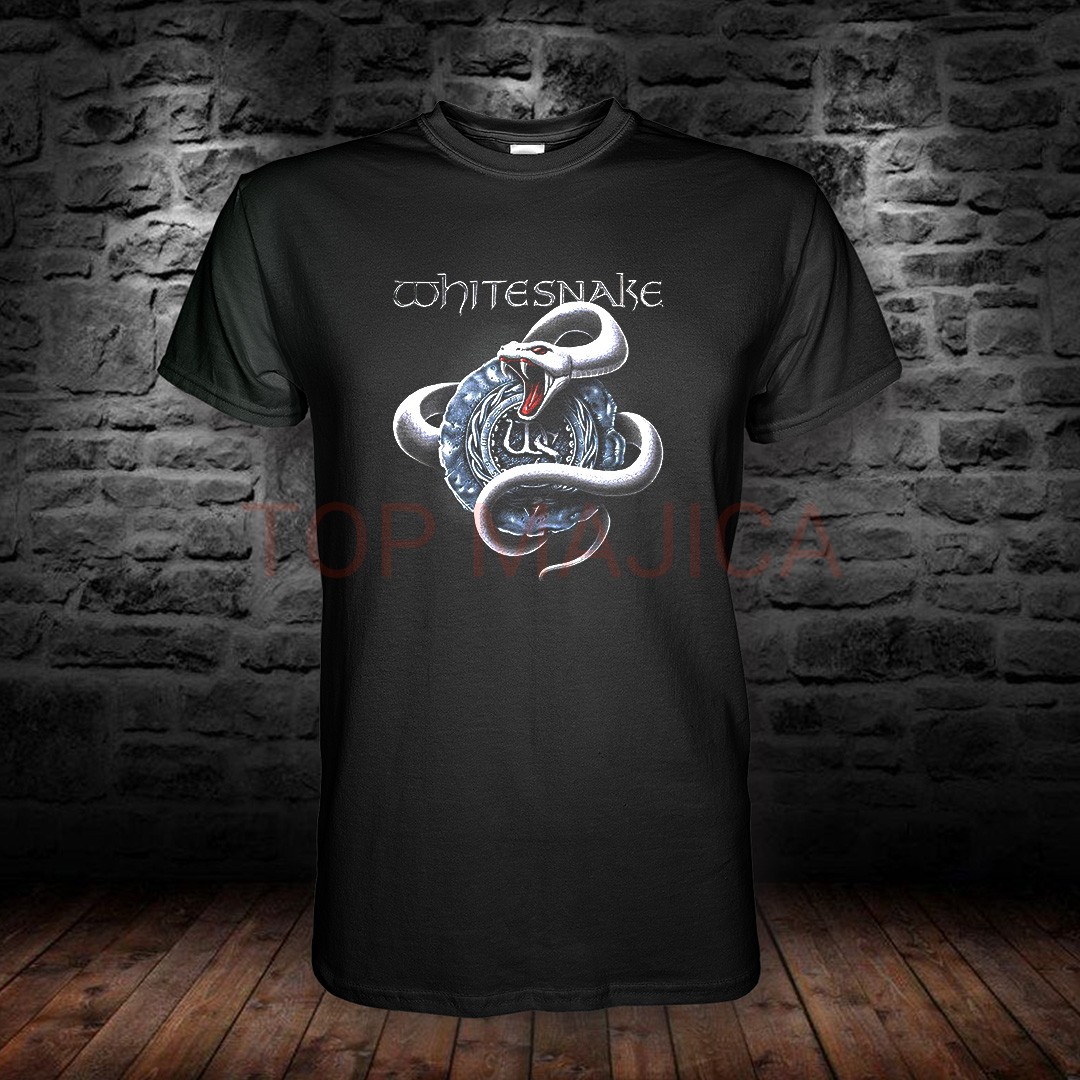 white snake crna majica White Snake majica white snake crna majica